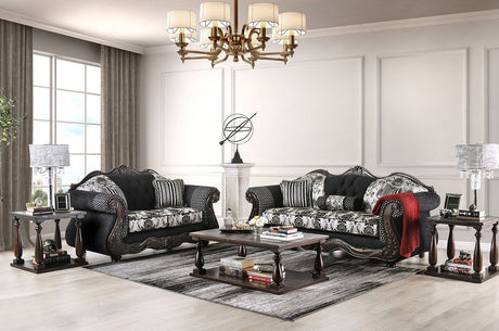 Ronja Black Loveseat - Ornate Home