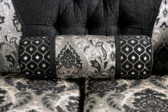Ronja Black Sofa & Loveseat - Ornate Home