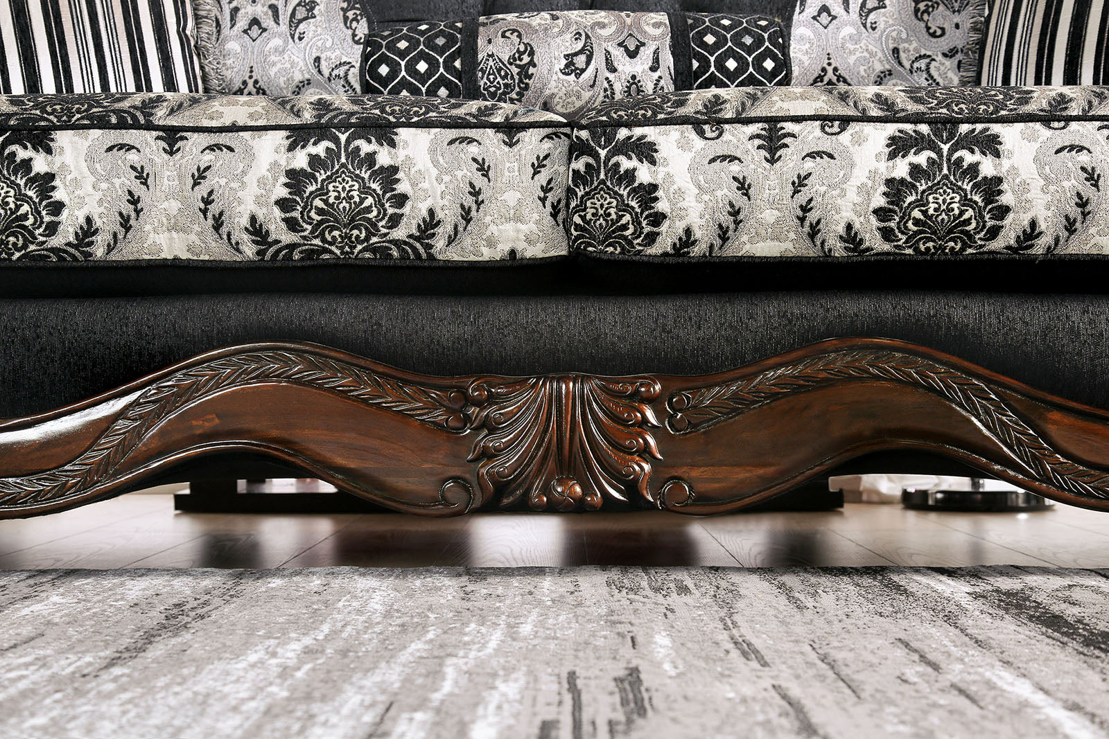 Ronja Black Sofa - Ornate Home