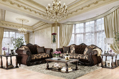 Ronja Dark Brown Loveseat - Ornate Home