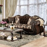 Ronja Dark Brown Sofa & Loveseat - Ornate Home