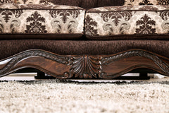 Ronja Dark Brown Sofa & Loveseat - Ornate Home