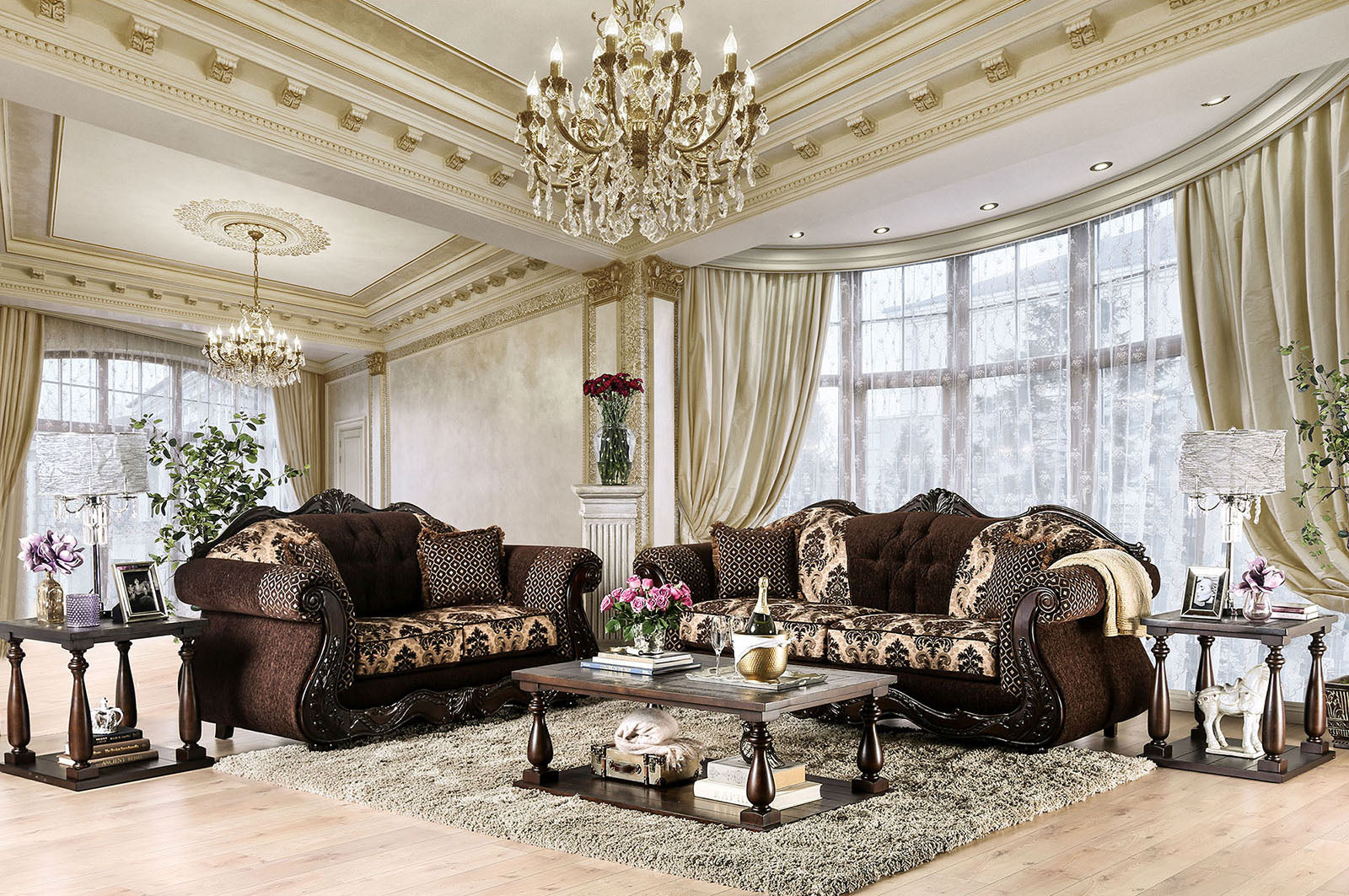 Ronja Dark Brown Sofa - Ornate Home