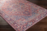 Ronneby Red Traditional Area Rug - Ornate Home