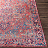 Ronneby Red Traditional Area Rug - Ornate Home
