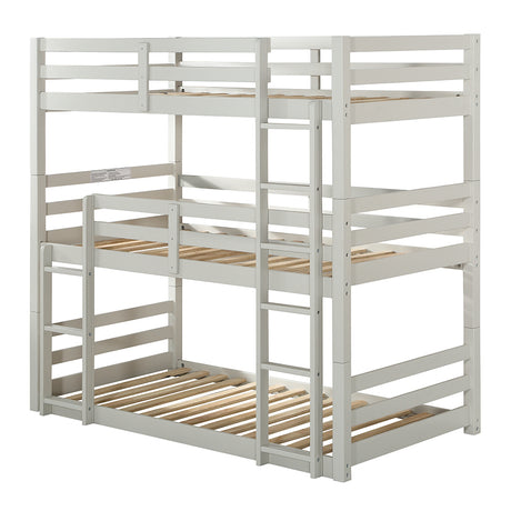 Ronnie Triple Bunk Bed - Twin - Ornate Home
