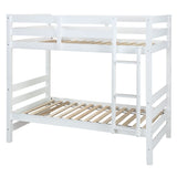 Ronnie White Bunk Bed (Twin/Twin) - Ornate Home
