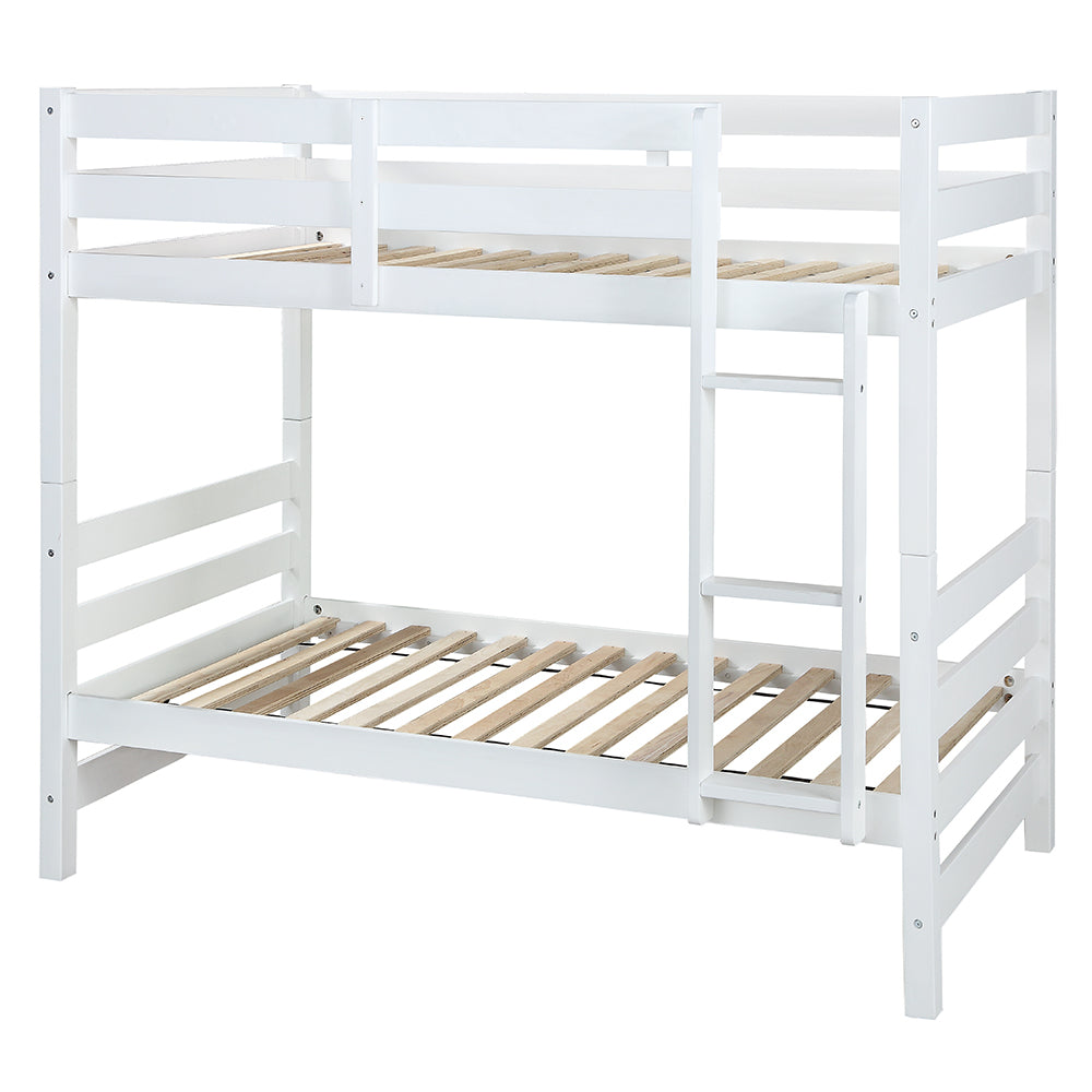 Ronnie White Bunk Bed (Twin/Twin) - Ornate Home
