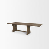 Rooke Brown Rectangular Extendable Dining Table - Ornate Home