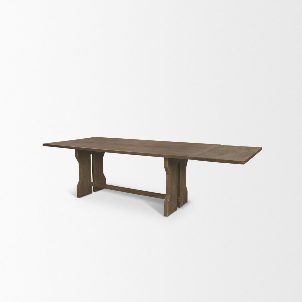 Rooke Brown Rectangular Extendable Dining Table - Ornate Home