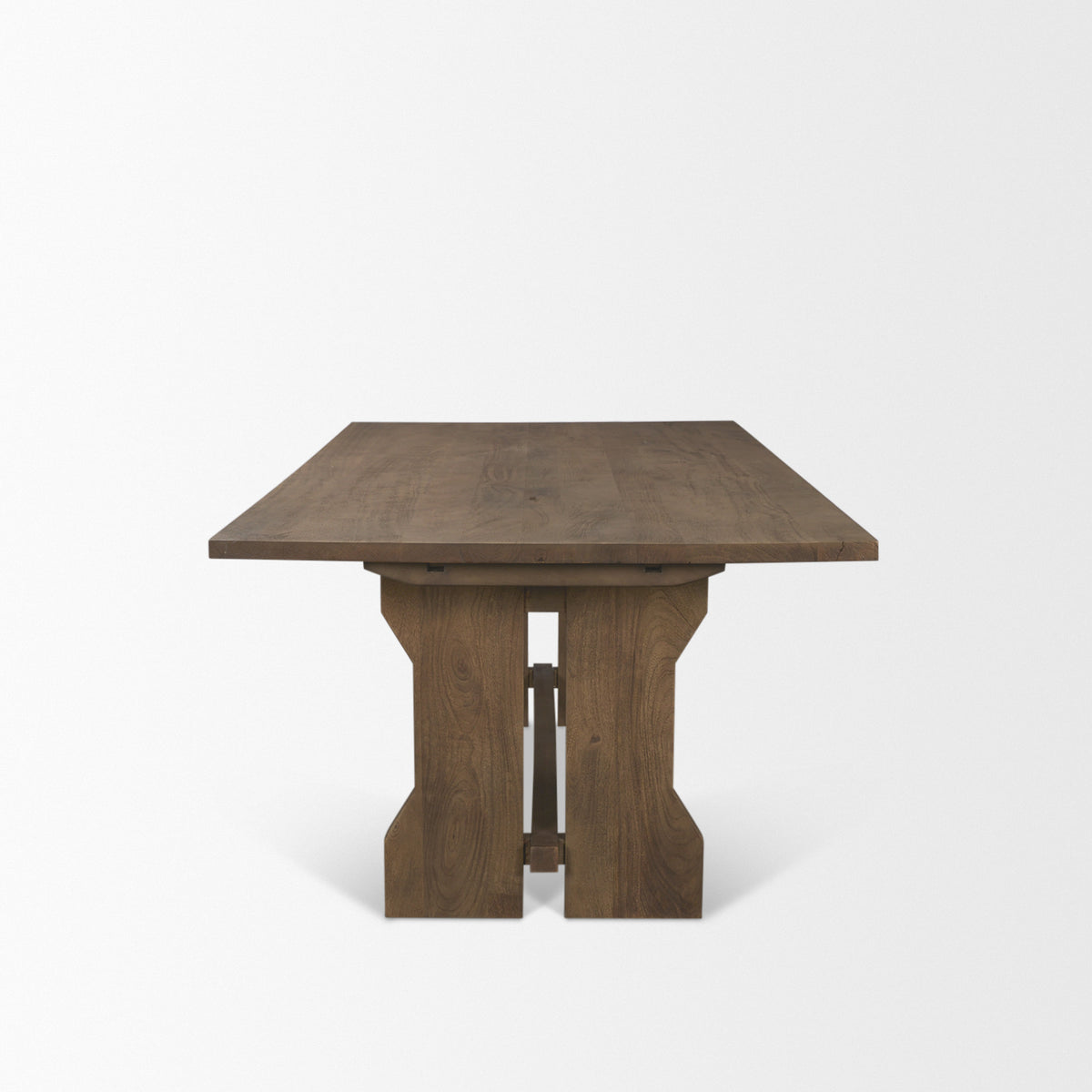 Rooke Brown Rectangular Extendable Dining Table - Ornate Home