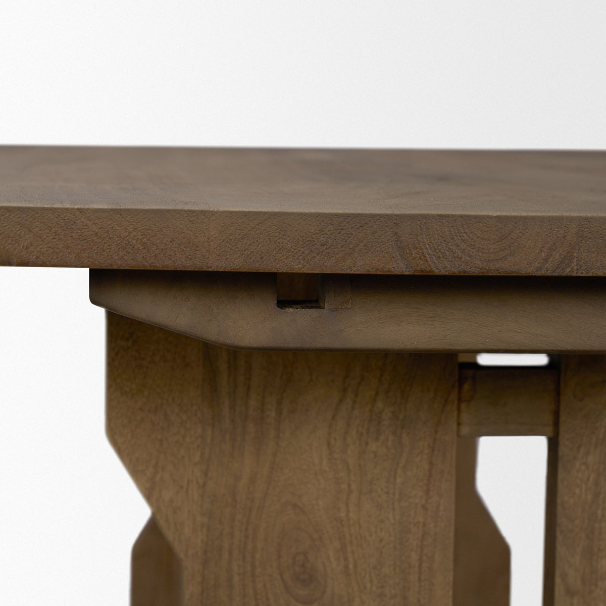 Rooke Brown Rectangular Extendable Dining Table - Ornate Home