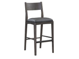 Rooney Black Bar Stool  (Set of 2) - Ornate Home