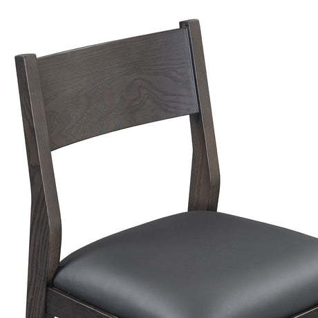 Rooney Black Bar Stool  (Set of 2) - Ornate Home