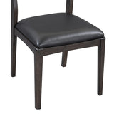 Rooney Black Dining Chair (Set of 2) - Ornate Home