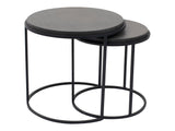 Roost Black Nesting Tables Set Of 2 - Ornate Home