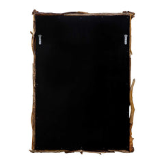 Rooted Reflection Woodtone Natural Mirror - Ornate Home