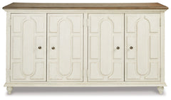 Roranville Antique White Accent Cabinet - Ornate Home