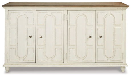 Roranville Antique White Accent Cabinet - Ornate Home