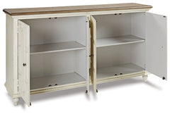 Roranville Antique White Accent Cabinet - Ornate Home