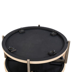 Roros Natural Round Cocktail Table - Ornate Home