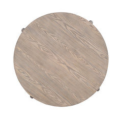 Roros Natural Round End Table - Ornate Home