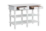 Rorratt Faux Marble & White Kitchen Island - Ornate Home