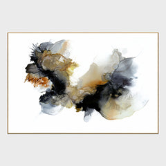 Rorschach Black Painting Art by Buddy Whitlock - Ornate Home
