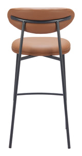 Rorun Brown Barstool (Set of 2) - Ornate Home
