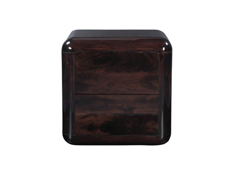 Rory Dark Brown Nightstand - Ornate Home