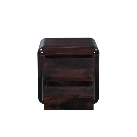 Rory Dark Brown Nightstand - Ornate Home