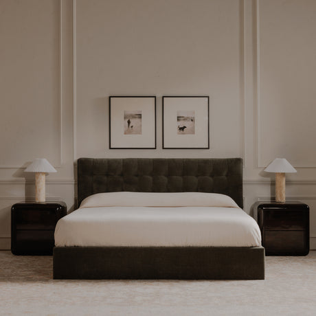 Rory Dark Brown Nightstand - Ornate Home