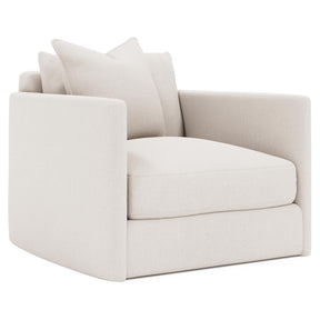 Rory Ivory Swivel Chair - Ornate Home