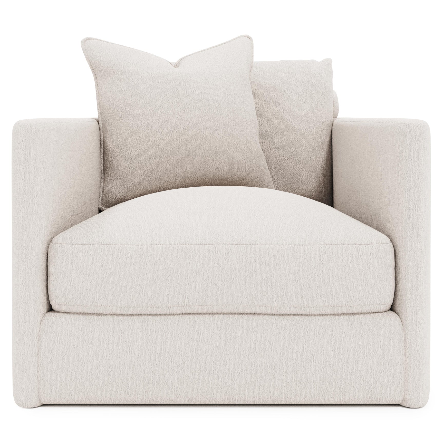 Rory Ivory Swivel Chair - Ornate Home