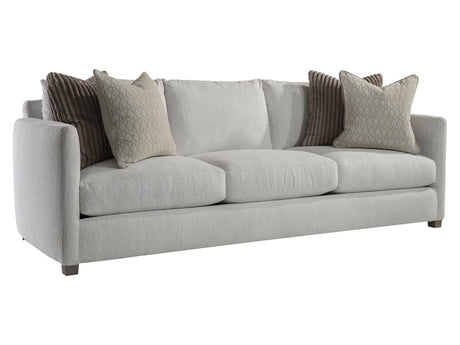 Rory White/Cream Fabric Sofa - Ornate Home