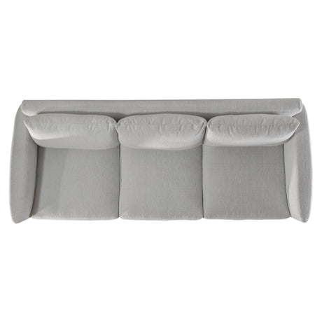 Rory White/Cream Fabric Sofa - Ornate Home