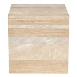 Rosa Multicolor Marble Accent Table - Ornate Home