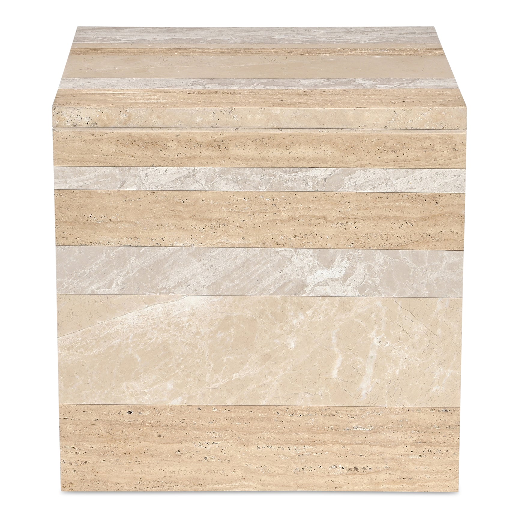 Rosa Multicolor Marble Accent Table - Ornate Home