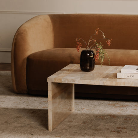 Rosa Multicolor Marble Coffee Table - Ornate Home