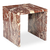 Rosa Rosso Levanto Marble Accent Table - Ornate Home