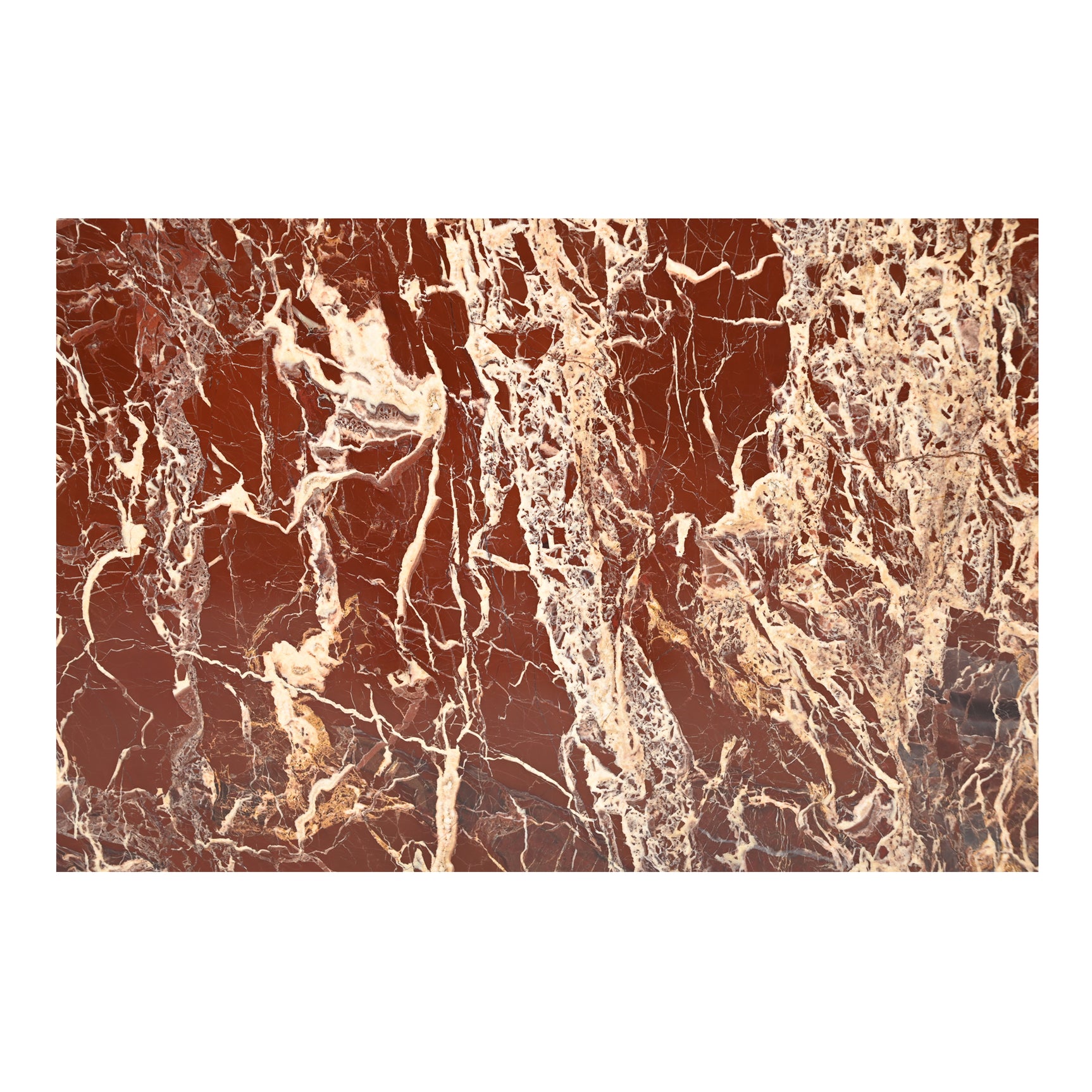 Rosa Rosso Levanto Marble Accent Table - Ornate Home