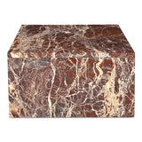 Rosa Rosso Levanto Marble Coffee Table - Ornate Home