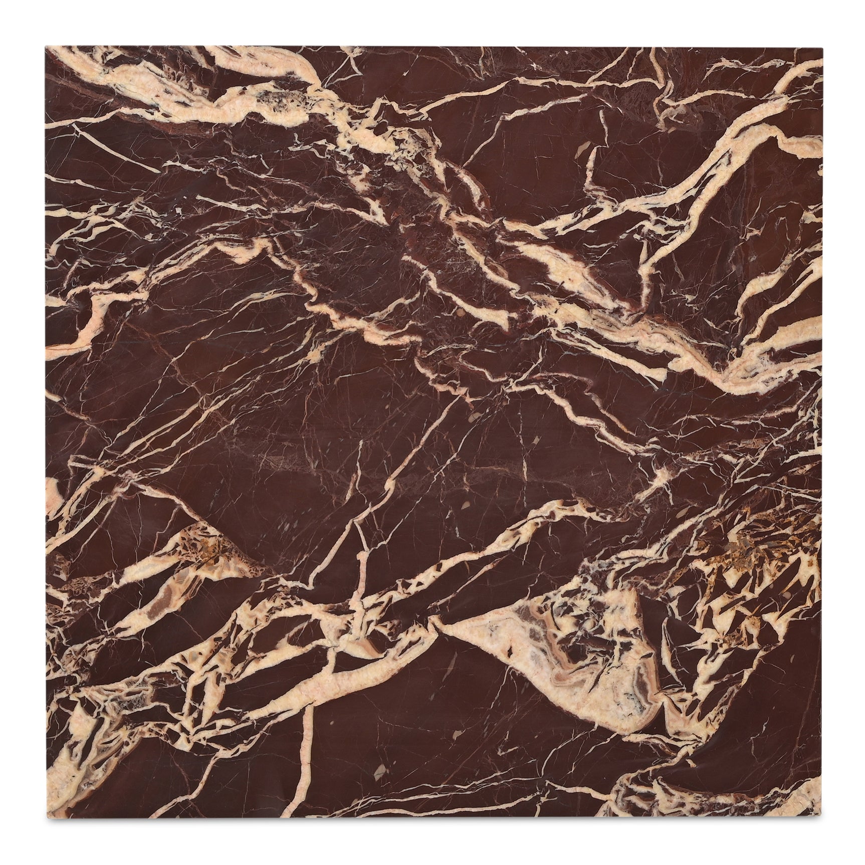 Rosa Rosso Levanto Marble Coffee Table - Ornate Home