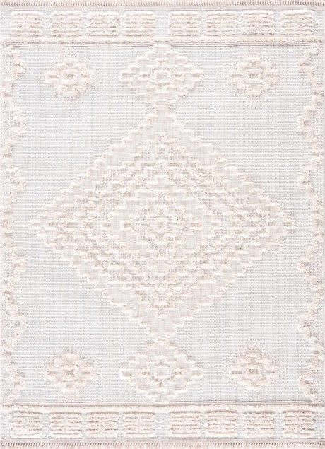 Rosales Cream High&Low Area Rug - Ornate Home