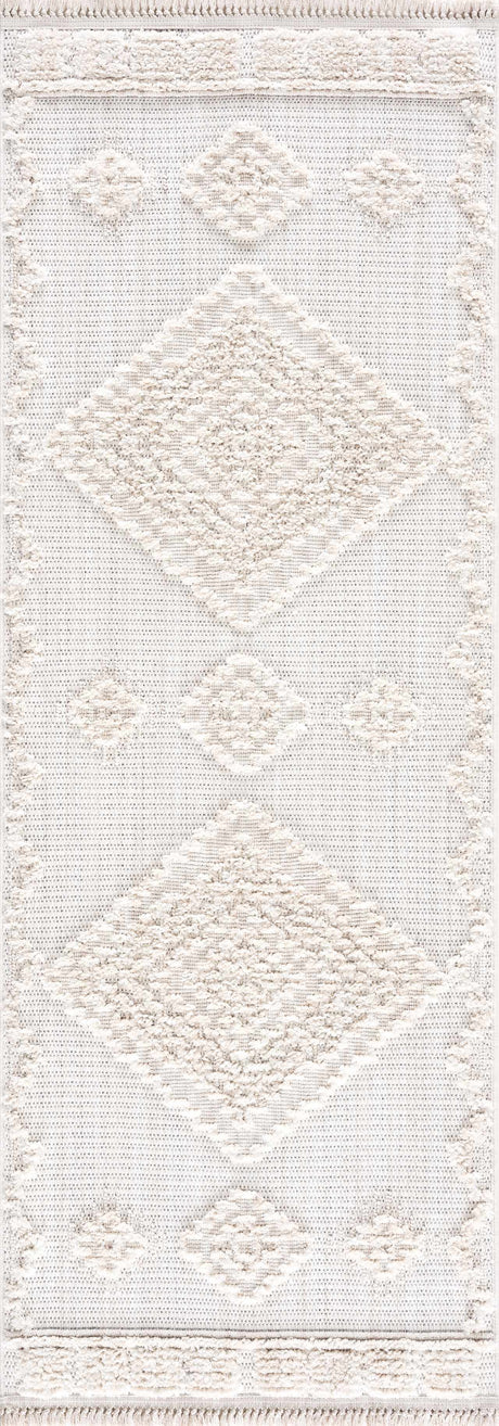 Rosales Cream High&Low Area Rug - Ornate Home