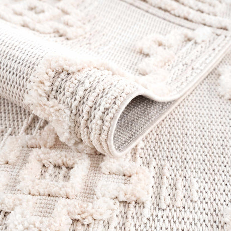 Rosales Cream High&Low Area Rug - Ornate Home