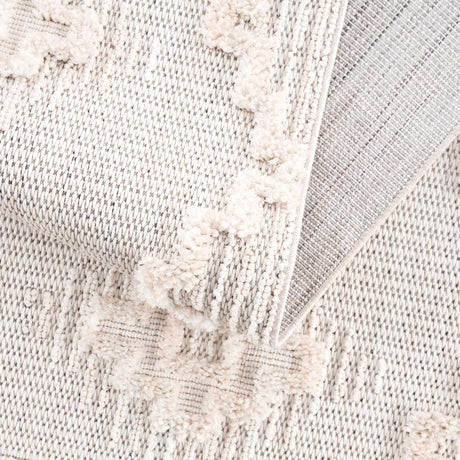 Rosales Cream High&Low Area Rug - Ornate Home