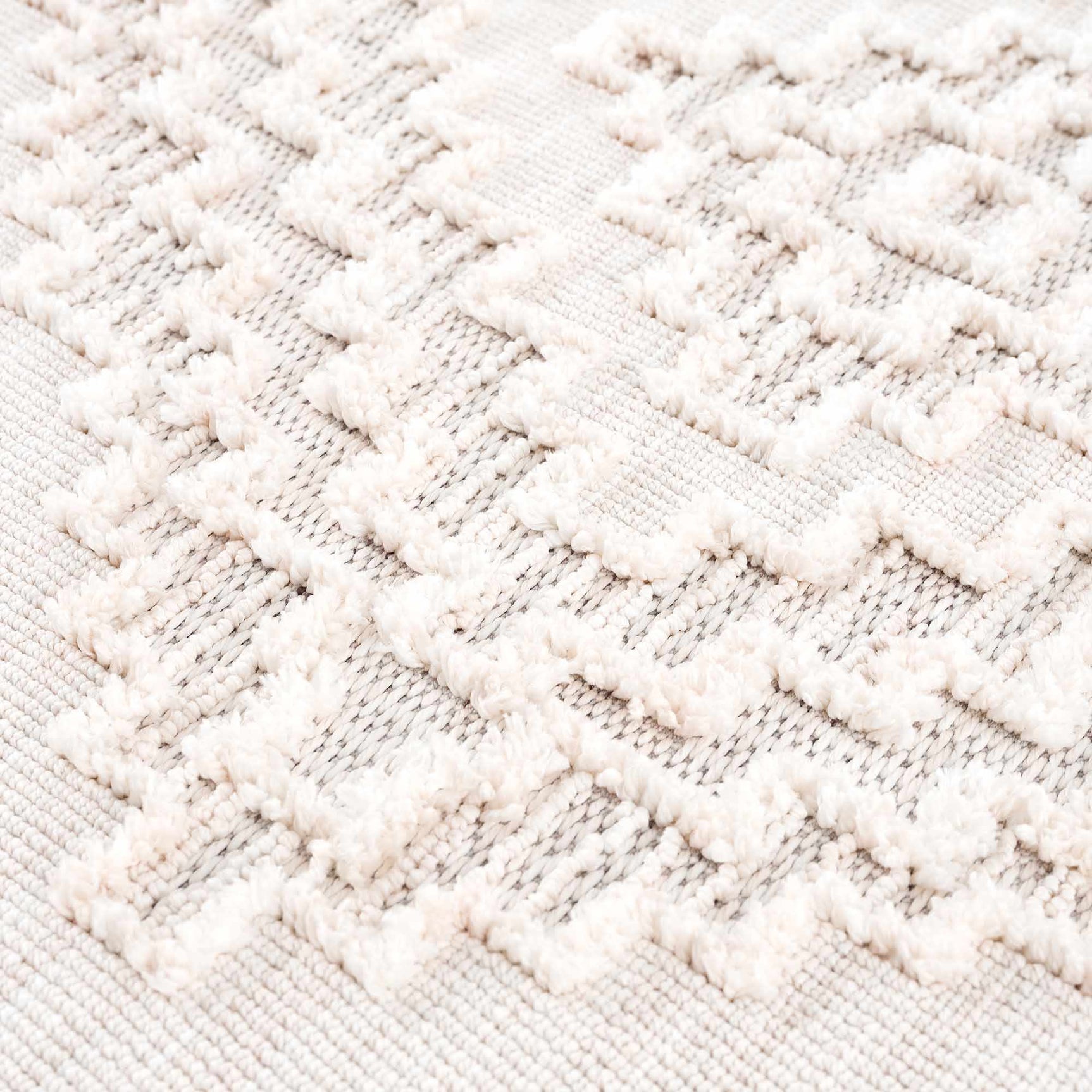 Rosales Cream High&Low Area Rug - Ornate Home