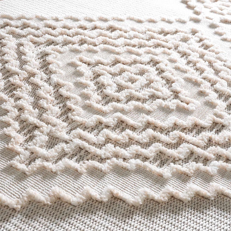 Rosales Cream High&Low Area Rug - Ornate Home