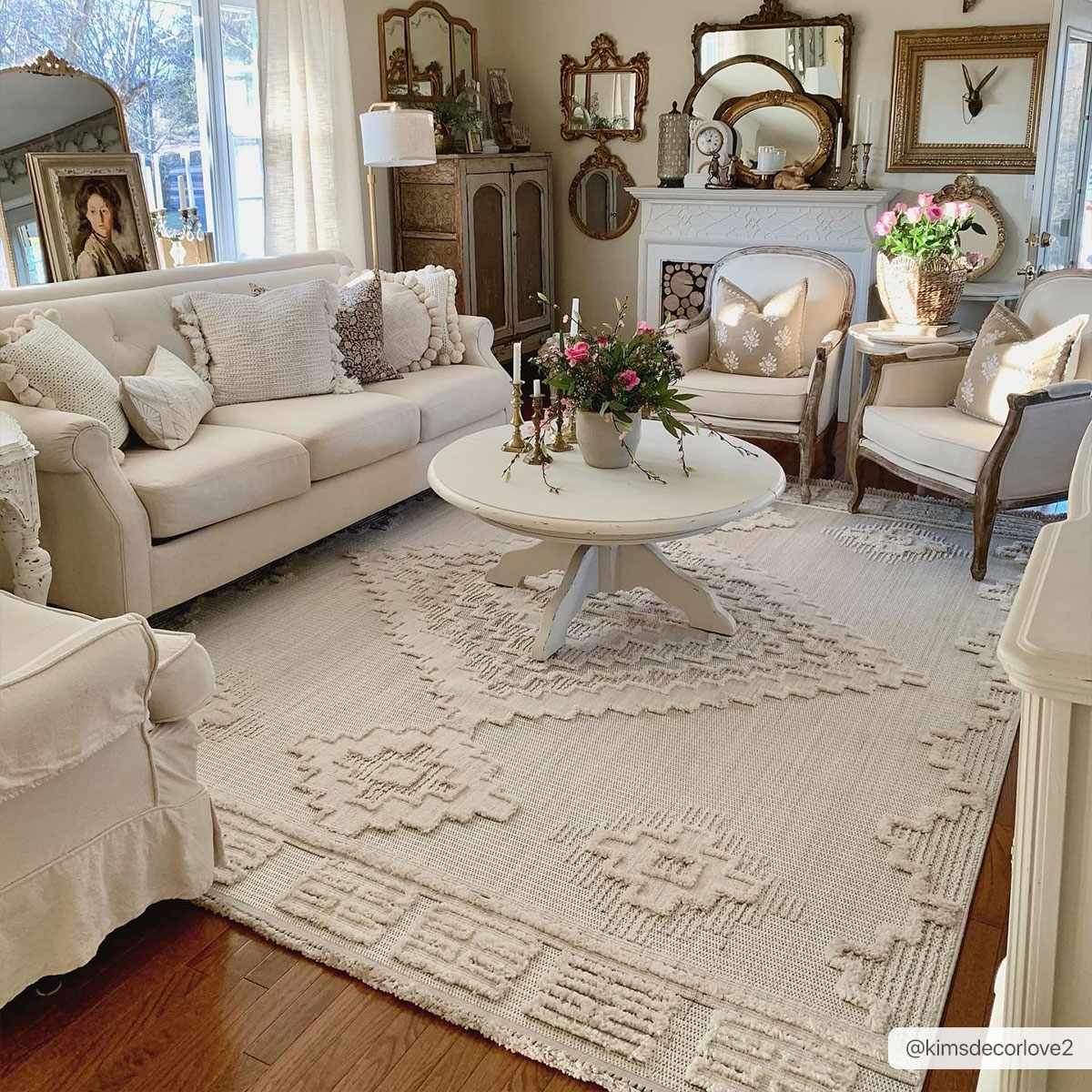 Rosales High-Low Rustic Rug - Ornate Home